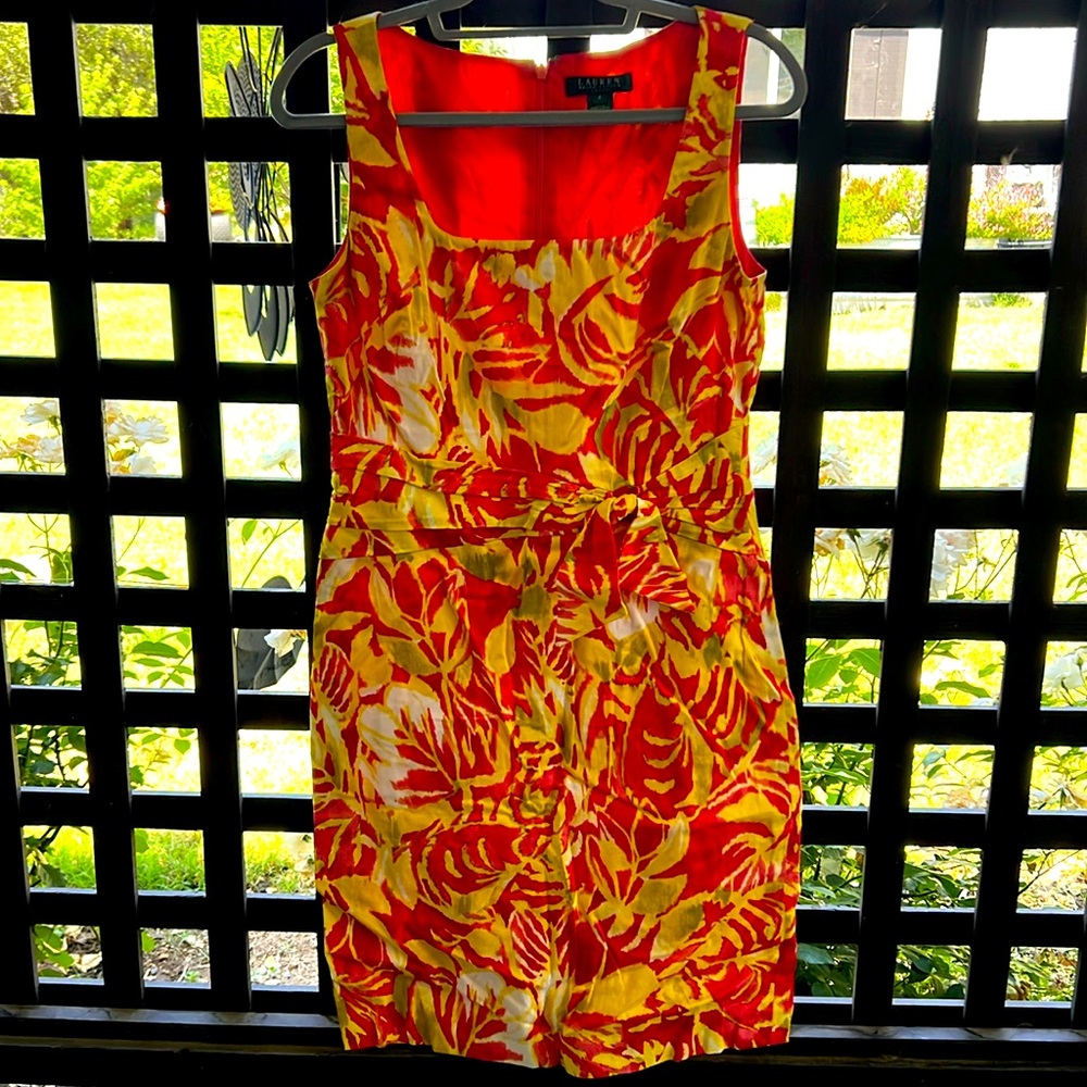Lauren by Ralph Lauren dress. Zip-back. Gently used.